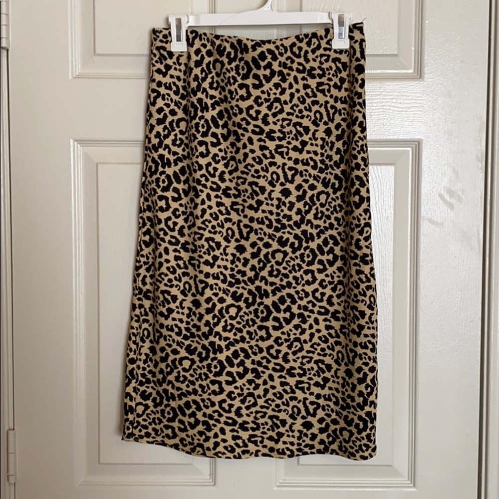 Leopard Print Skirt